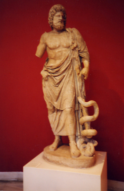 Aesclepius_and_his_cadeusis
