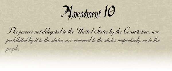 10th amendment 10th amendment