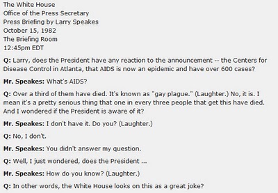 Reagan White House and AIDS